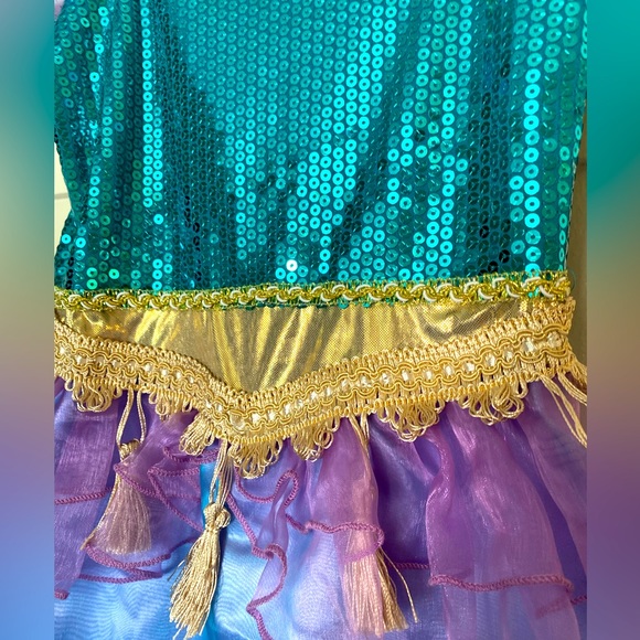 GENIE 🧞‍♂️ DREAM DAZZLERS GREEN AND PURPLE CHILD COSTUME SIZE 5/6 🌟NWOT🌟 - Picture 5 of 9